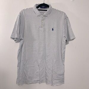 Polo by Ralph Lauren Men's Striped Polo Shirt - large